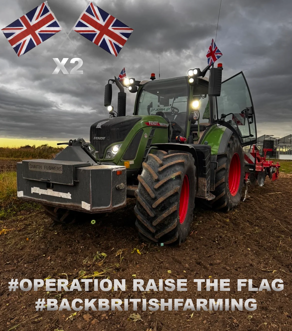 AE MIRROR FLAGS (UNION JACK)