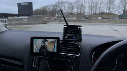 AE 5" WIRELESS MAGNETIC SOLAR VEHICLE CAMERA SYSTEM