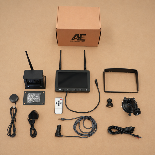 AE 7" WIRELESS MAGNETIC SOLAR VEHICLE CAMERA SYSTEM