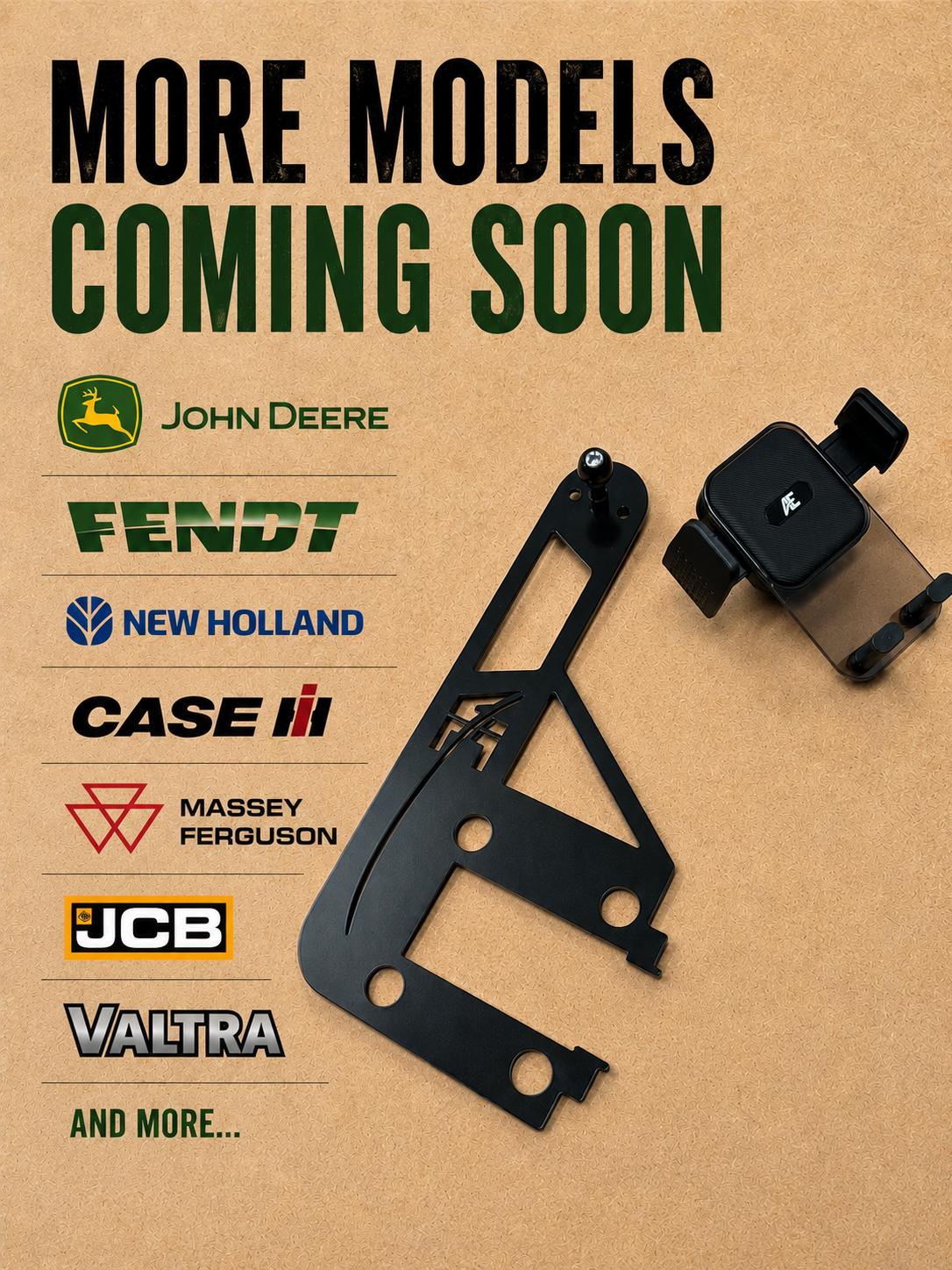 TRACTOR SCREEN PHONE HOLDER BRACKET