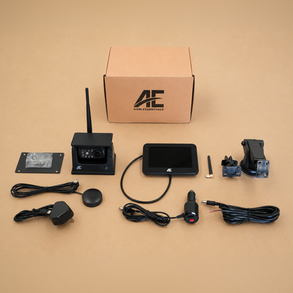 AE 5" WIRELESS MAGNETIC SOLAR VEHICLE CAMERA SYSTEM