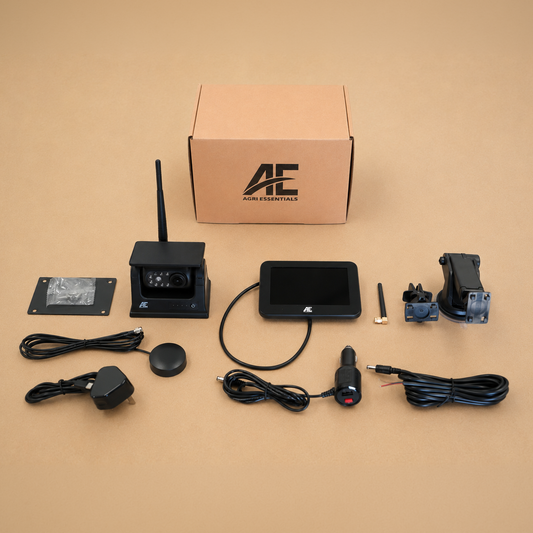 AE 5" WIRELESS MAGNETIC SOLAR VEHICLE CAMERA SYSTEM