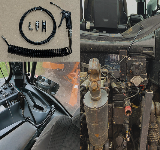 (NEW) TRACTOR CAB DUSTER KIT (EURO)